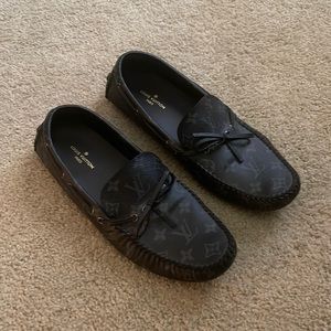 LOUIS VUITTON Mens US Size 11 Arizona Moccasin/Loafer Eclipse
